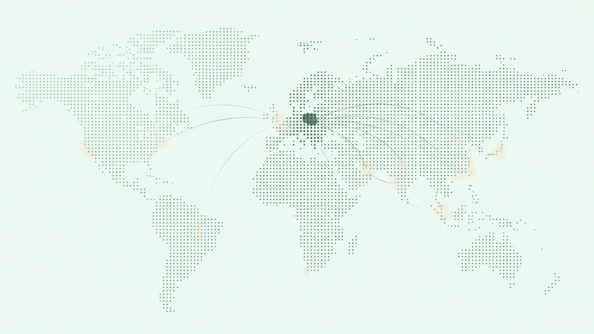 Global distribution network map