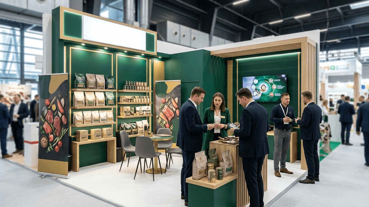 Trade fair booth at Marca Poland 2025